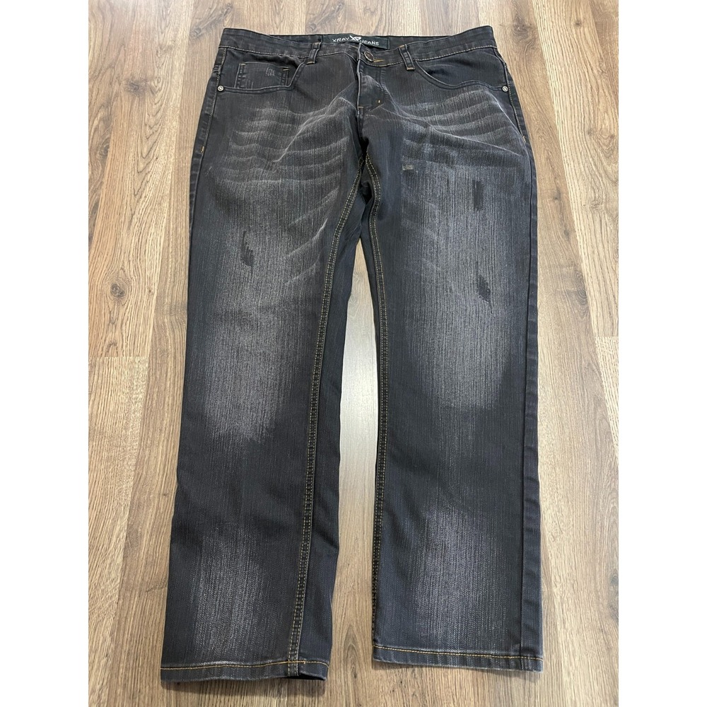 XRAY Jeans, Men's Size 36/30, Black, Denim, Straight Leg, Pockets